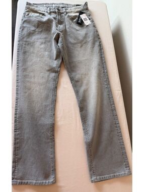 Buffalo David Bitton Women's Grey Straight Stretch Jeans W32 L30 - New with Tags